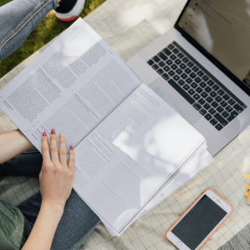 A student looking at options for Majors, Minors and Concentrations 