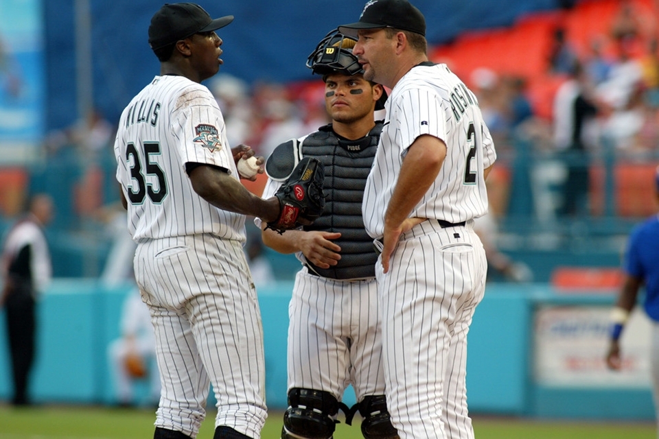 Wayne Rosenthal in Marlins vs Cubs game